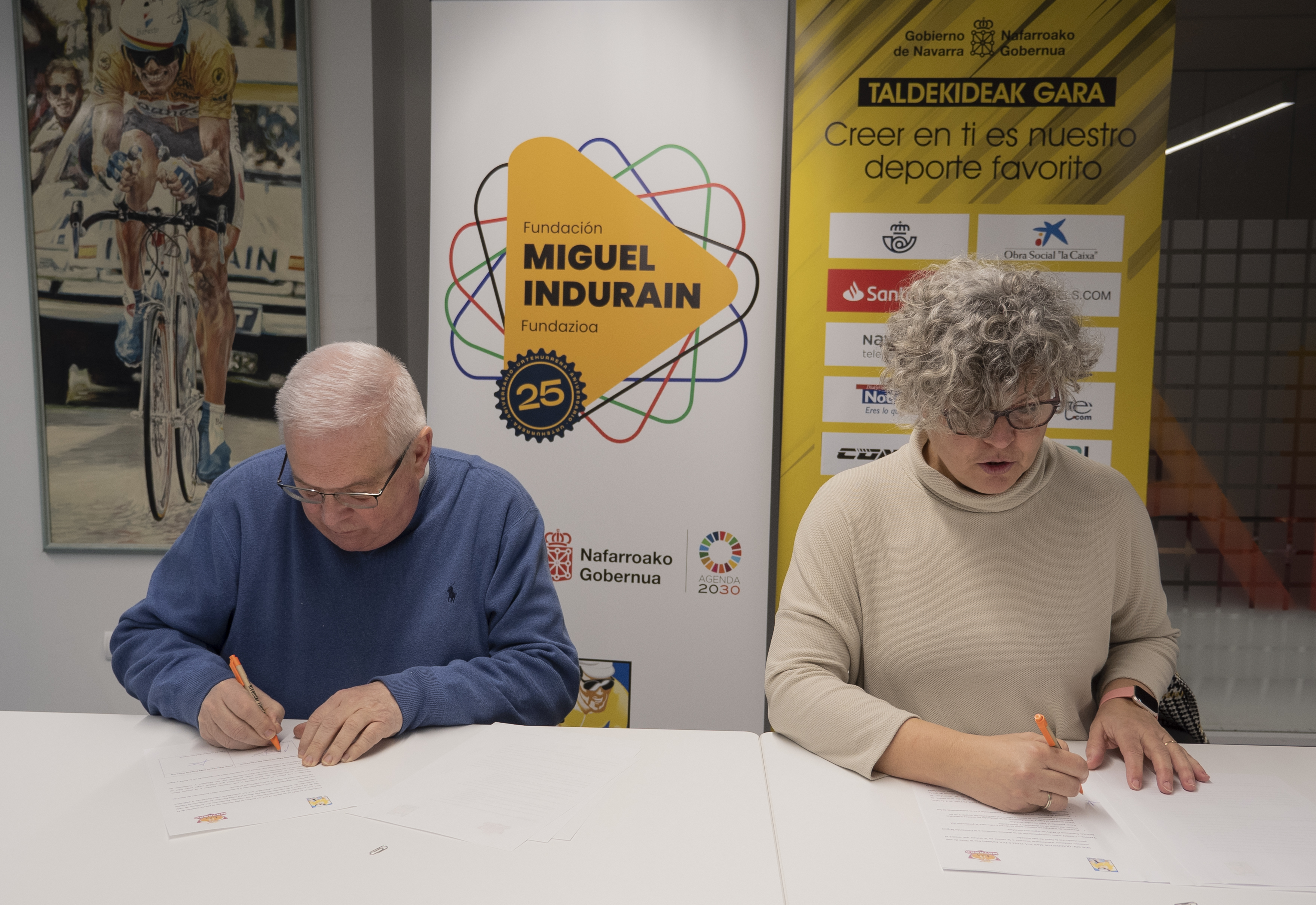 La Fundación Miguel Induráin Fundazioa apoya al Club Baloncesto en Silla de Ruedas